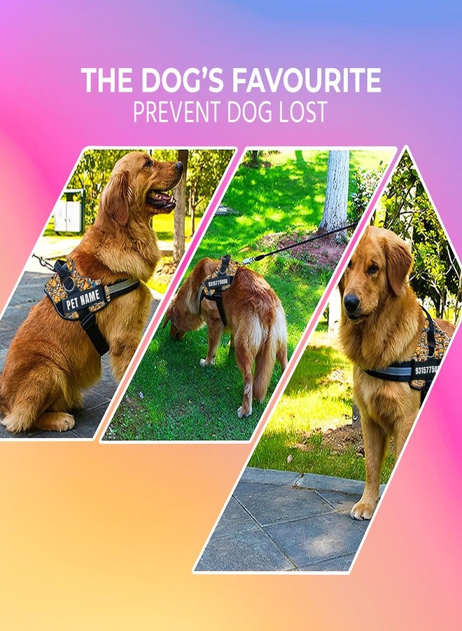 KIKA Pets Original Dog Harness with Custom Name Personalisation | Dog Vest Harness, Large Size (for 21-35 kgs) Minion - Image 4